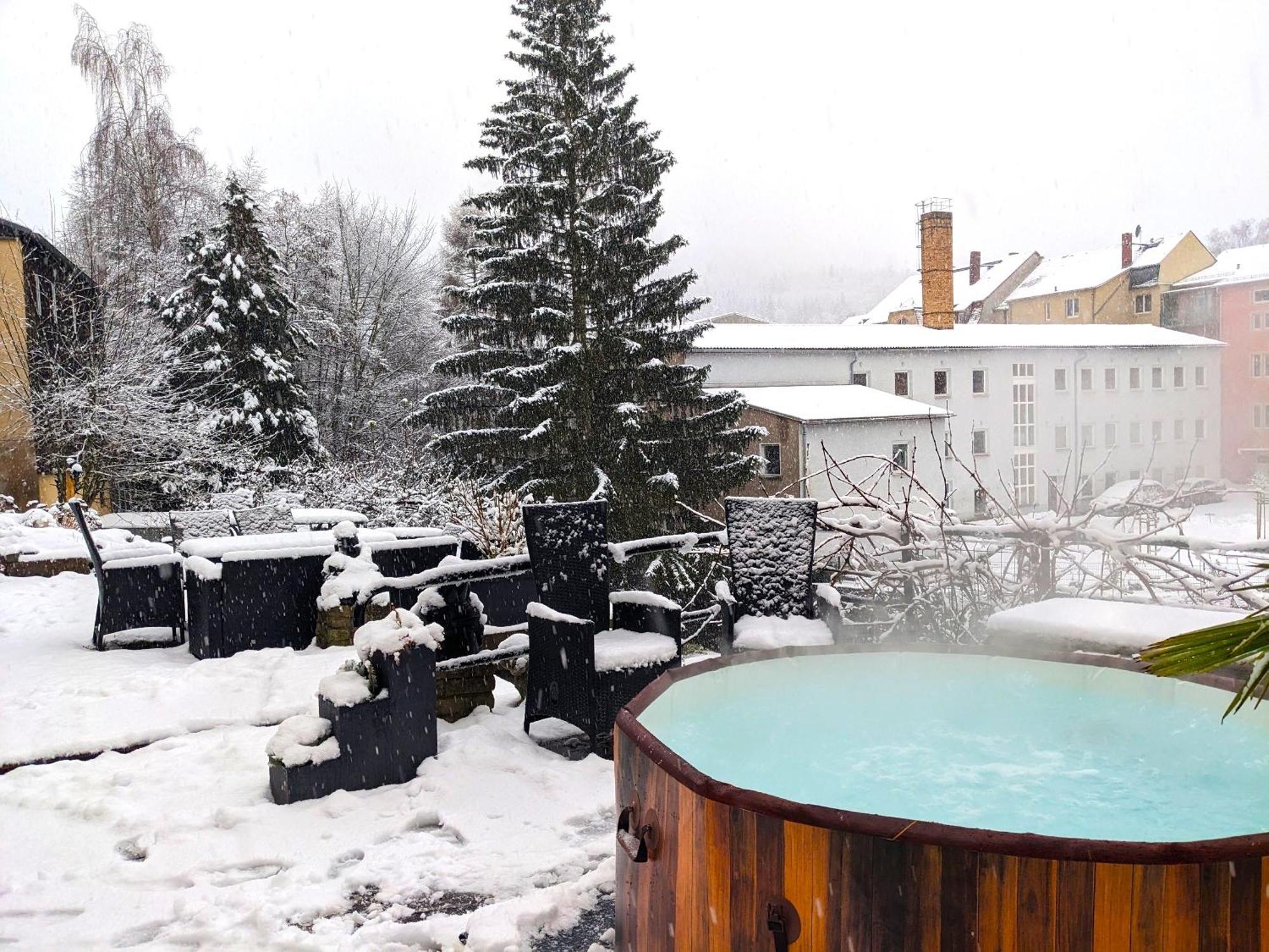 Ferienwohnung Zi2 - Urlaubsmagie - Whirlpool, Sauna Und Garten Sebnitz Exterior foto