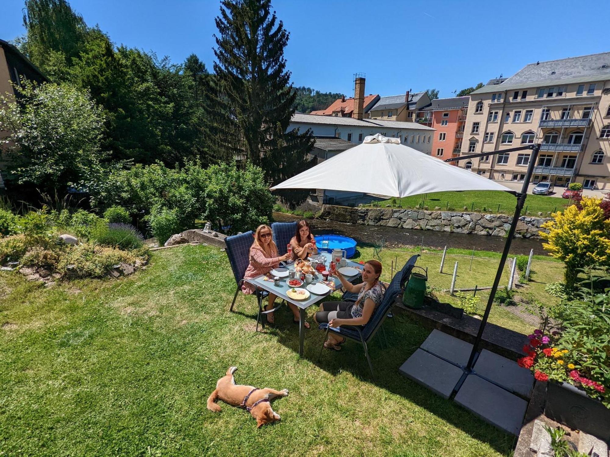Ferienwohnung Zi2 - Urlaubsmagie - Whirlpool, Sauna Und Garten Sebnitz Exterior foto